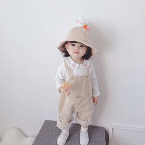 Kids Overalls Baby Overalls Solid Corduroy Jongens Broek Herfst Winter Overalls Voor Kinderen Meisjes Kleding