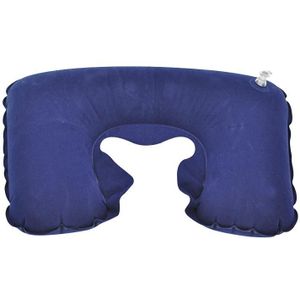 Bo Camp Opblaasbaar kussen met sloop 30D Polyester - Blauw - Te Velde Bo Camp Opblaasbaar kussen met sloop 30D Polyester - Blauw - Te Velde