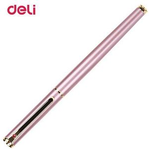 Deli 1 Pcs Vulpen Voor Studenten Schrijven Vulpen Briefpapier Metalen Inkt Pen Kids School Supply