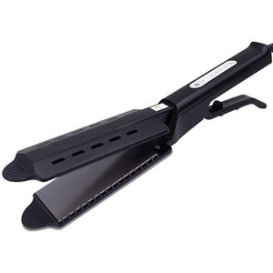 Professionele Snelle Stijltang Titanium Vier-Gear Warm-Up Keramische Toermalijn Ionische Flat Iron Hair Straightening Tool