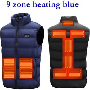 Verwarmde Jassen Mannen Vrouwen Sportkleding Verwarmde Jas Grafeen Verwarmde Vest Usb 9 Verwarmde Vest Voor Motorfiets Wandelen Fietsen