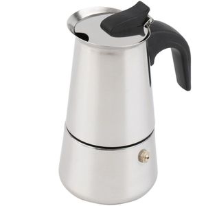 2/4/6-Cup Percolator Stove Top Koffiezetapparaat Moka Espresso Latte Roestvrij Pot Sales