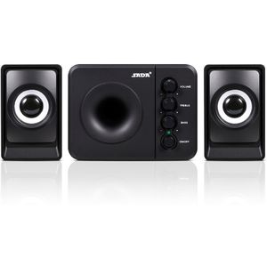 D-205 Actieve Luidspreker Computer Speaker Stereo Input Speaker Usb-Aangedreven Speaker 3.5Mm Audio Speaker Black