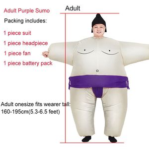 Sumo Opblaasbare Kostuum Cosplay Jumpsuit Unisex Geschikt Voor Volwassenen En Kinderen Party Carnaval Kerstmis Halloween Cosplay