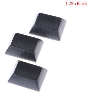 3 Stks/set Blank Dsa Pbt Keycap 1.25U/1.5U Voor Cherry Mx Switches Mechanische Toetsenbord Keycaps