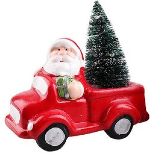 Kerst Ornamenten Kerstman Kerstboom Auto Motorfiets Desktop Beeldjes Creatieve Gaven