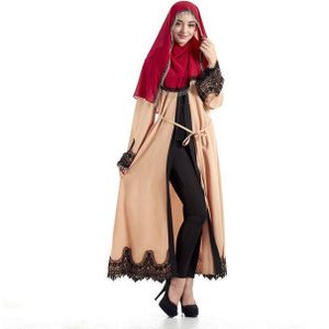 Mode Lange Moslim Vest Vrouwen Kimono Femme Turkije Islamitische Kleding Abaya Kaftan Hijaabs Jurk Gewaad Caftan Dubai Arabische Uitloper