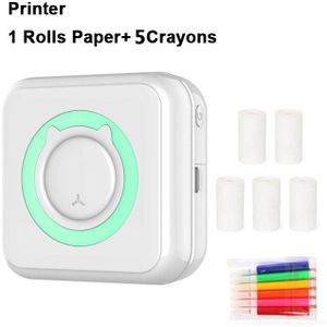 Pocket Thermische Printer Draagbare Mini Draadloos Bt Connect 200Dpi Foto Label Memo Lijst Afdrukken Draadloze Printer Duidelijk