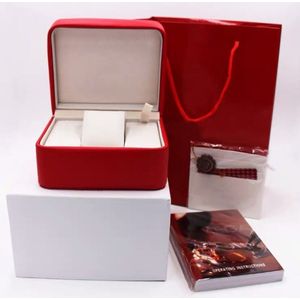 Luxe Vierkante Rood Voor Omg Horloge Boekje Card Tags En Papieren In Engels Horloges Box Originele Binnenste Buitenste Mannen horloge
