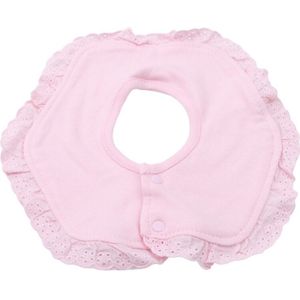 Katoenen Kant Prinses Baby Strik Burp Doek Peuter Slabbetjes Roze Wit Meisjes Mooie Infant Roterende Speeksel Handdoeken Slabbetjes