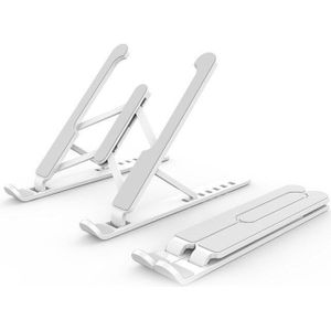 Laptop Stand Draagbare Hoogtes Verstelbare Aluminium Alloydesktop Geventileerde Koeling Houder Vouwen Ultra Voor Macbook