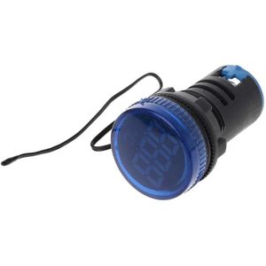 22 Mm Ac 50-380V Thermometer Indicator Licht Led Digitale Display Temperatuur Meten Inductie Variërend-20-199degrees Celsius