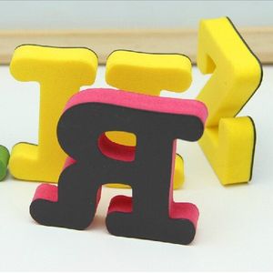 5 cm Kleur Alfabet/Nummer Magneten Leuke EVA Stickers Puzzel Speelgoed Kinderen FM102