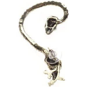 1 stuk Punk Titanium Staal Oor Clip Oorbellen Voor Mannen Vrouwen Print Patroon Zwart Geen Doorboord Nep Oor Cirkel Nieuwe Pop Sieraden kopen vanaf een prijs van 2.06