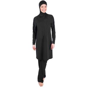 Plus Size Vrouwen Volledige Hijab Bescheiden Badmode Muslimah Vrouwelijke Baden Burkinis Islamitische Vrouwen Meisjes Moslim Badpak