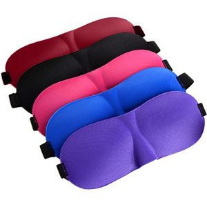 1Pcs 3D Slaap Masker Natuurlijke Slapen Oogmasker Eyeshade Cover Shade Eye Patch Vrouwen Mannen Zachte Draagbare Reizen Eyepatch