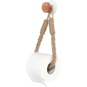 Nautische Touw Toiletrolhouder Retro Industriële Muur Gemonteerde Handdoekenrek Voor Thuis Decoratie Toiletpapier Stand