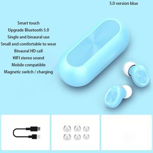 B5 Tws Draadloze Koptelefoon 9D Stereo Muziek Hoofdtelefoon Waterdichte Headsets Bluetooth 5.0 Touch Control Oordopjes