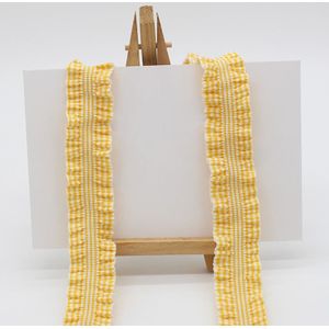 Candy Gekleurde Plaid Stretch Kant Diy Hoed Hoofddeksels Hemdje Bra Badpak Lint Box Opknoping Boog Knoop Breien Accessoires