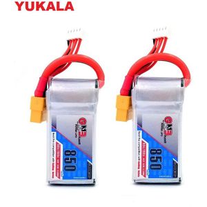 1-2 Stuks 14.8V 850Mah 4S 80C/160C Lipo Batterij XT60/XT30 Plug Voor fpv Racing Drone Rc Quadcopter Helicopter Onderdelen