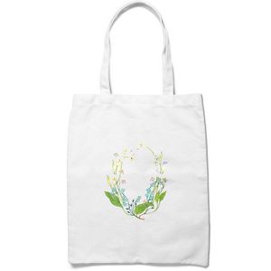 Eco Vrouwen Handtas Opvouwbare Strandtas Dagelijks Gebruik Schoudertas Bloem Print Casual Canvas Tote Herbruikbare Boodschappentassen