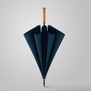 Olycat Houten Lange Paraplu Mannen Bedrijf Vintage Grote Golf Paraplu Wind Slip Eenvoudige Outdoor Reizen Paraplu Regen Vrouwen