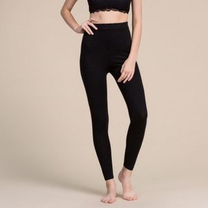 Zijde Kasjmier Leggings Vrouwen Moerbei Zijde Breien Verdikte Warme Wol Herfst Broek Mid Taille Katoen Wollen Broek 7057