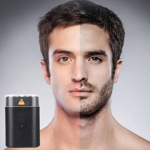 Lichtgewicht Draagbare Elektrische Scheerapparaat Smart Mini Baard Trimmer Nat En Droog Snijkop Waterdichte Mannen Trimmer Voor Reizen