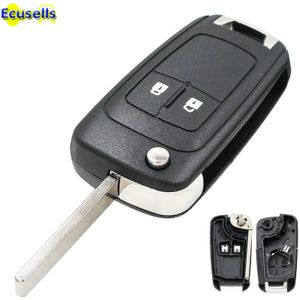2 Button Blank Remote Key Shell Case Fob Voor Opel Astra J Mokka Insignia Adam Astra J Cascade Karl Zafira C HU100 Ongesneden