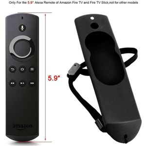 Brand Stok Voice Remote Generatie Stick Tv Case Cover, Zwart