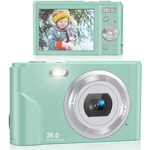 Digitale Camera 36.0MP Vlogging Camera 16X Digitale Zoom Lcd-scherm Compact Draagbare Mini Camera &#39;S Voor Studenten, Tieners,