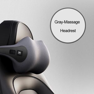 Jinserta Auto Massage Neksteun Kussen Office Seat Terug Hoofdsteun Kussen Ondersteuning Simulatie Menselijk Massage Reizen Thuis Kussen