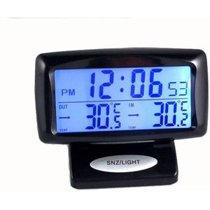 2 In1 Auto Kit Indoor Outdoor Elektronische Klok Thermometer Digitale Display Nuttig