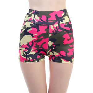 Vrouwen Yoga Shorts Feminino Korte Camouflage Print Atletische Zomer Sport Hoge Taille Spodenki Damskie Korte Femme