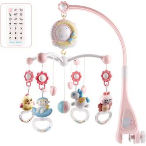 Baby Rammelaars Wieg Mobiles Speelgoed Houder Roterende Mobiele Bed Bel Musical Box Projectie 0-12 Maanden Pasgeboren Baby Baby jongen Speelgoed