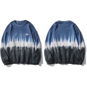 Gonthwid Tie Dye Trui Sweatshirts Streetwear Hip Hop Harajuku Casual Hoodies Mannen Vrouwen Lange Mouwen Tops Jassen Mannelijke