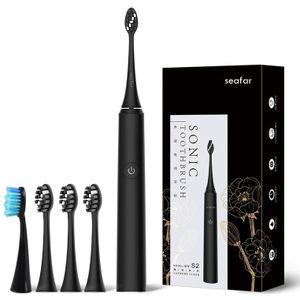 Seago Elektrische Sonische Tandenborstel 5 Mode Oplaadbare Automatische Vervanging Tandenborstel Volwassen Waterdichte Whitenig Beste Cadeau
