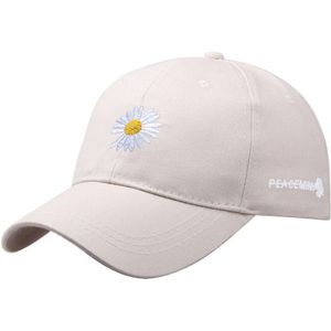 Little Daisy Dad Hat Flowers Cotton Embroidered Baseball Cap Snapback Retro Student Couple Peak Cap Casual Outdoor Sun Hats