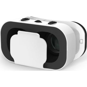 Verstelbare Lederen 3D Kartonnen Helm Virtual Reality Vr Bril Headset Stereo Vr Voor 4-6 'Mobiele Telefoon Draagbare Vr Bril
