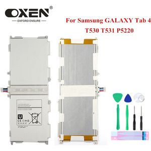 Ossen EB-BT530FBC Tablet Batterij Voor Samsung Galaxy Tab 4 10.1 ""SM-T530 SM-T531 SM-T533 SM-T537 P5220 EB-BT530FBE Bateria 6800 Mah
