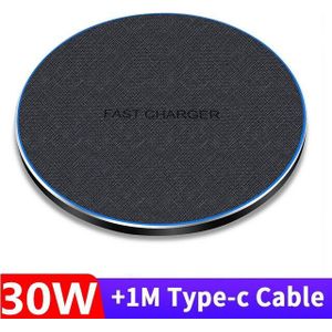 Fdgao 30W/20W Snelle Draadloze Oplader Voor Iphone 12 11 Xs Xr X 8 Airpods Pro Qi snel Opladen Pad Voor Samsung S20 S10 S9 Note 20 10