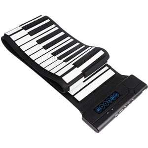 Flexibele 88 Toetsen Usb Flexibele Roll Up Roll-Up Electronic Piano Keyboard Met Batterij