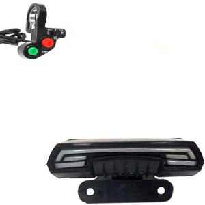 Dynamische Achterlicht, Signaal Licht, remlicht/36V-60V Universele Led Drie-In-een Achterlicht Voor Elektrische Fiets/scooter/Motorfiets