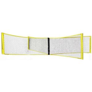 Portable Four Sides Standard Volleyball Net Badminton Tennis Four Sides Cross Beach Multifunctional Sports Training Net