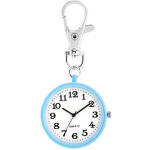 Ultra-Dunne Nurse Quartz Pocket Horloges Speciale Lichtgevende Arabische Cijfers Hanger Klok Steampunk Sleutelhanger Verpleegster Arts