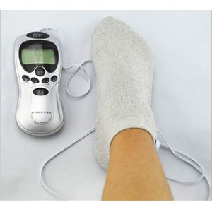 Voet Massage Sokken Tens, Elektrode Sokken/Handschoenen, Zilveren Vezel Sok/Handschoen, zorg Fysiotherapie Omvatten 1 Elektrode Lijn Kabel