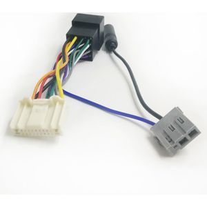 Biurlink Auto Stereo ISO Harness Kabel Bedrading Antenne Adapter Voor Nissan LIVINA TIIDA