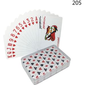 Pvc Waterdichte Plastic Speelkaart Familie Board Game Blackjack Poker Card 77HC
