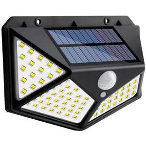 Outdoor 100 LED Solar Light Outdoor Solar Lamp PIR Motion Sensor Waterdichte Wandlamp met Zonne-energie voor Tuin Decoratie