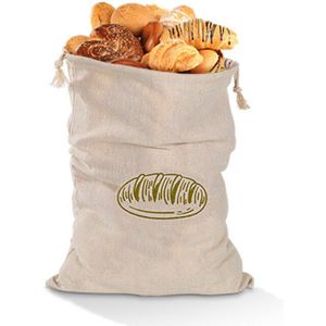 1Pc Herbruikbare Linnen Brood Baguette Tassen Biologisch Katoen Brood Keuken Groente Fruit Rijst Opbergzakken